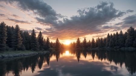 52200-657719074-Photograph of a sunset over a lake with birds and trees, (good composition), (in frame), centered, 8k, 4k, detailed, attractive,.png